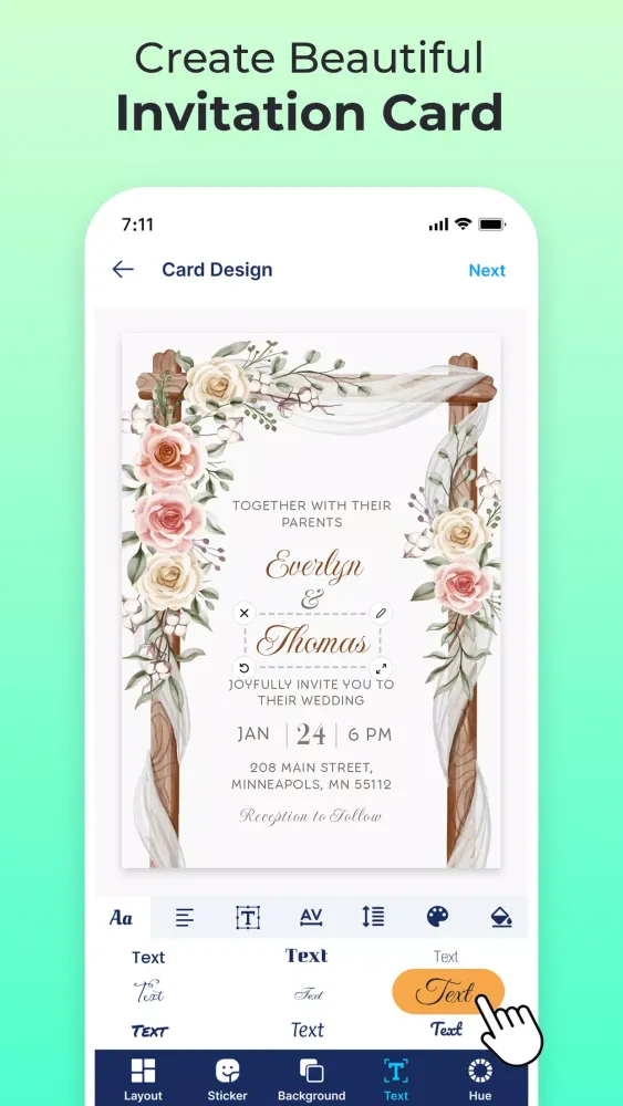 Invitation Maker & Card Design Screenshots