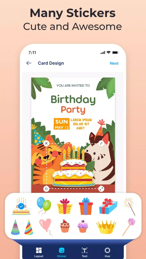 Invitation Maker & Card Design Screenshots