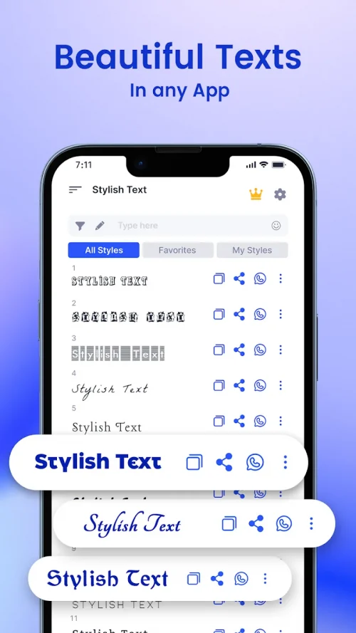 Stylish Text: Cute Fonts Style-screenshot-3