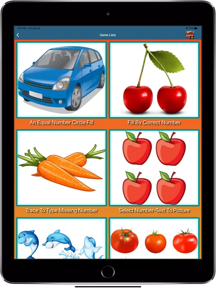 تصاویر Fun Math Learning Games 4 Kids iPad 