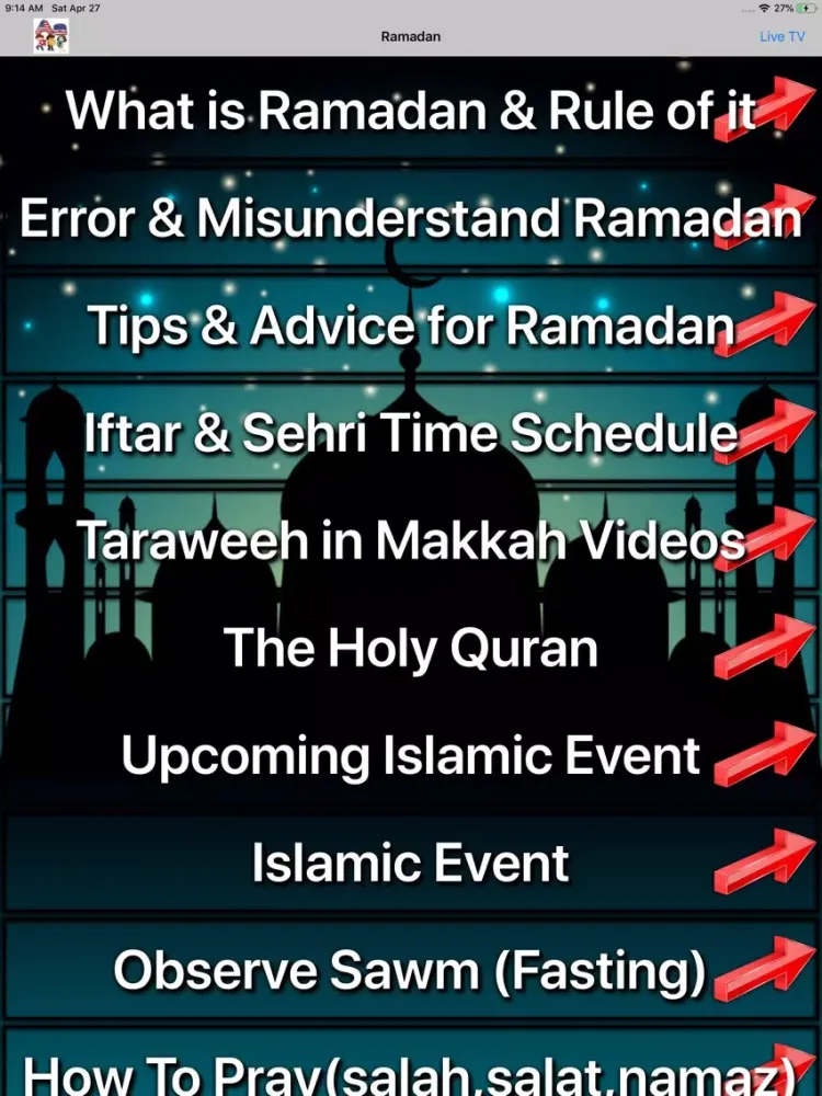 Ramadan's Rule, Error & Tips iPad  Screenshots