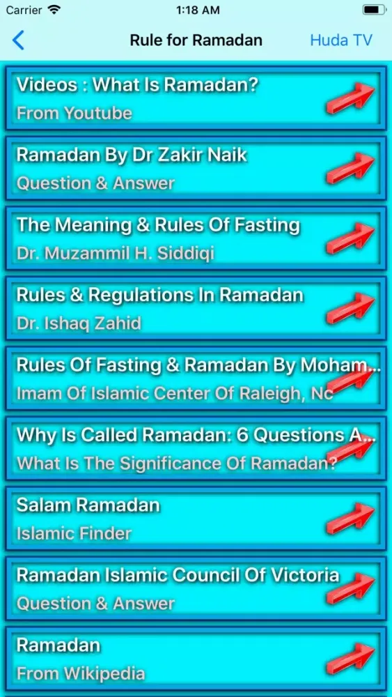 Ramadan's Rule, Error & Tips Screenshots