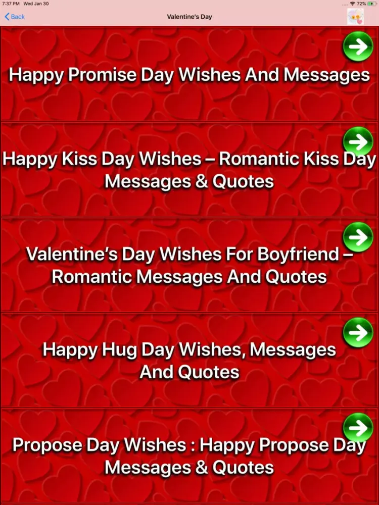 Valentine Day Wallpaper Quotes iPad  স্ক্রিনশট