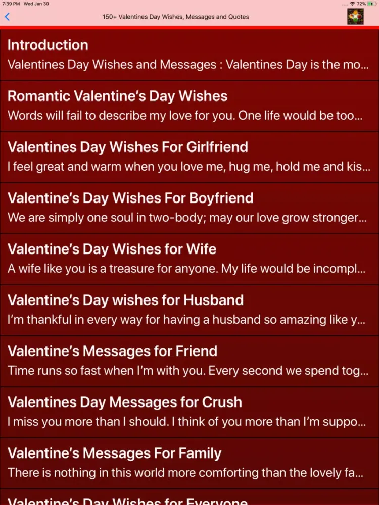 Valentine Day Wallpaper Quotes iPad  স্ক্রিনশট
