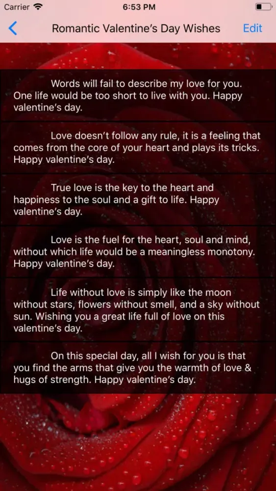 Valentine Day Wallpaper Quotes স্ক্রিনশট
