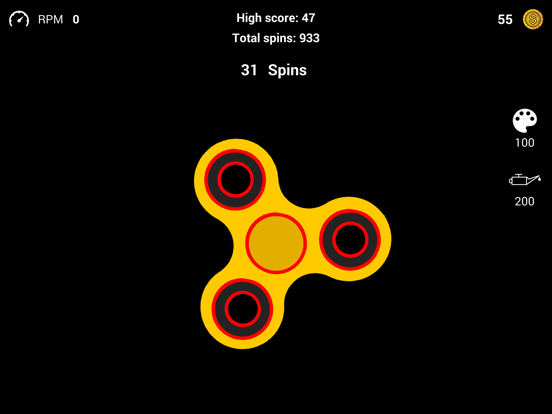 ภาพหน้าจอของ Finger Spinner Simulator iPad 