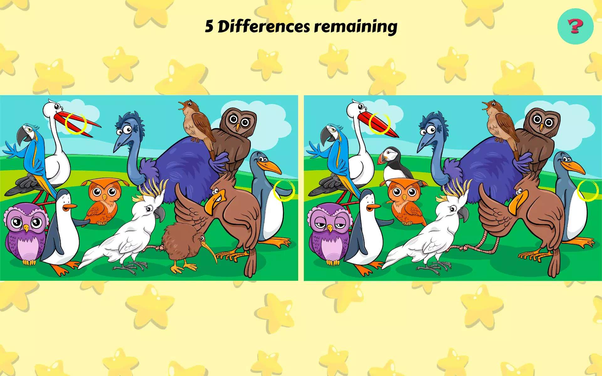 Find Differences Kids Game Screenshots