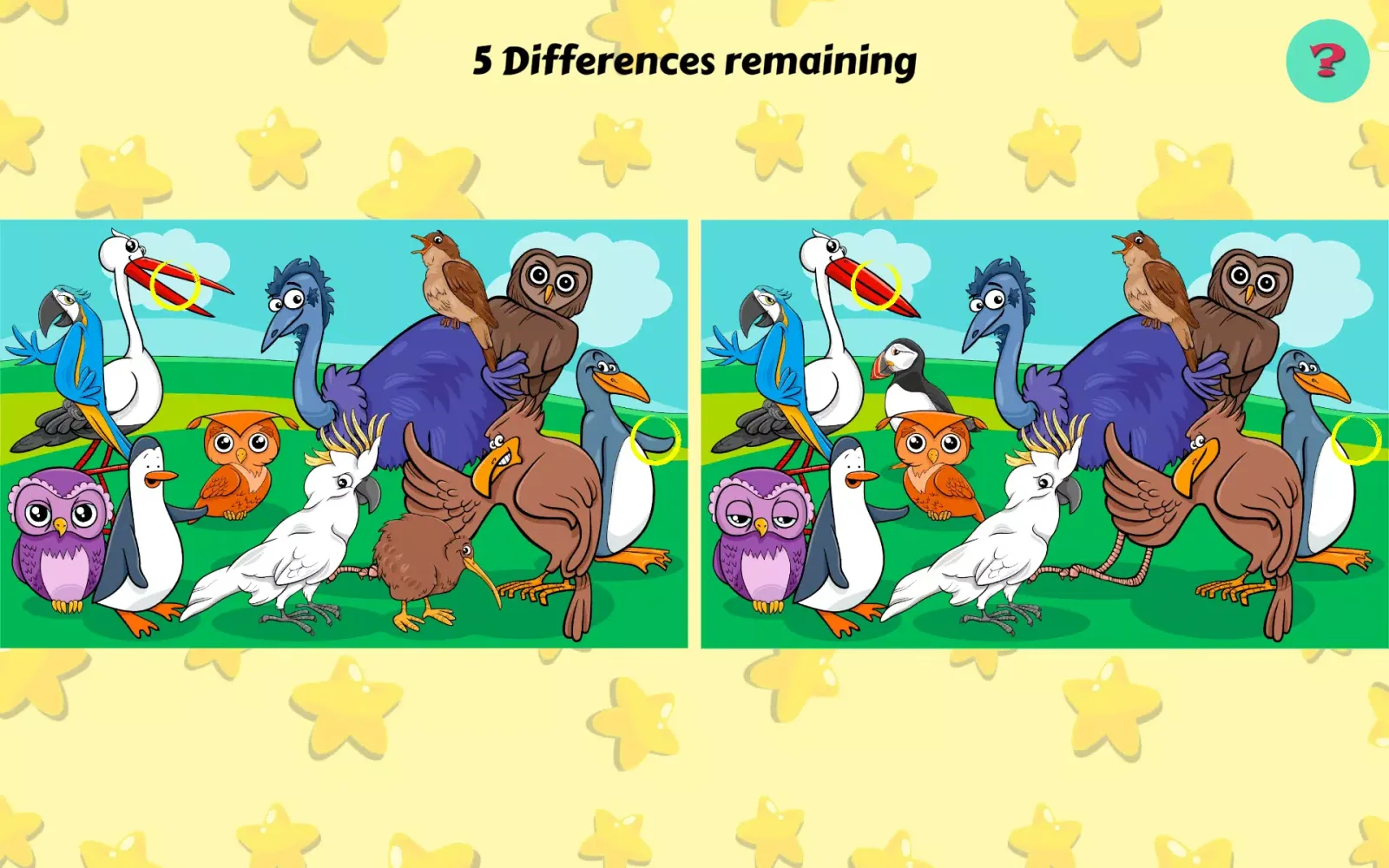 Find Differences Kids Game स्क्रीनशॉट
