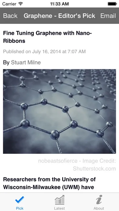Graphene by AZoNetwork Screenshots