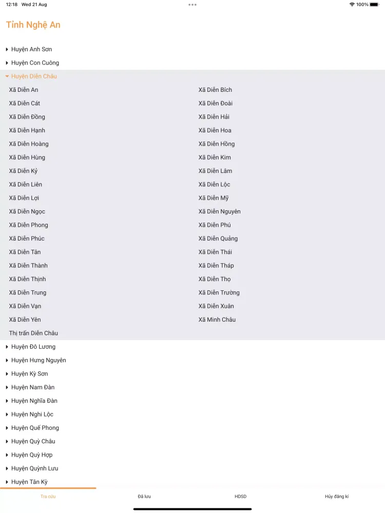 Quy hoạch Nghệ An Screenshots
