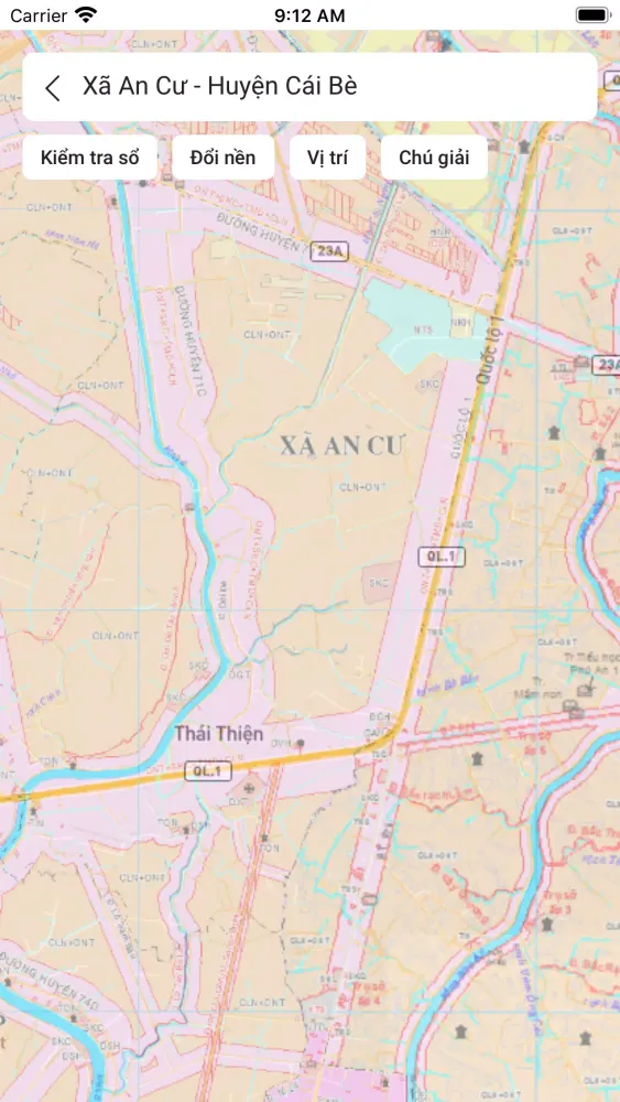 Quy hoạch Tiền Giang スクリーンショット