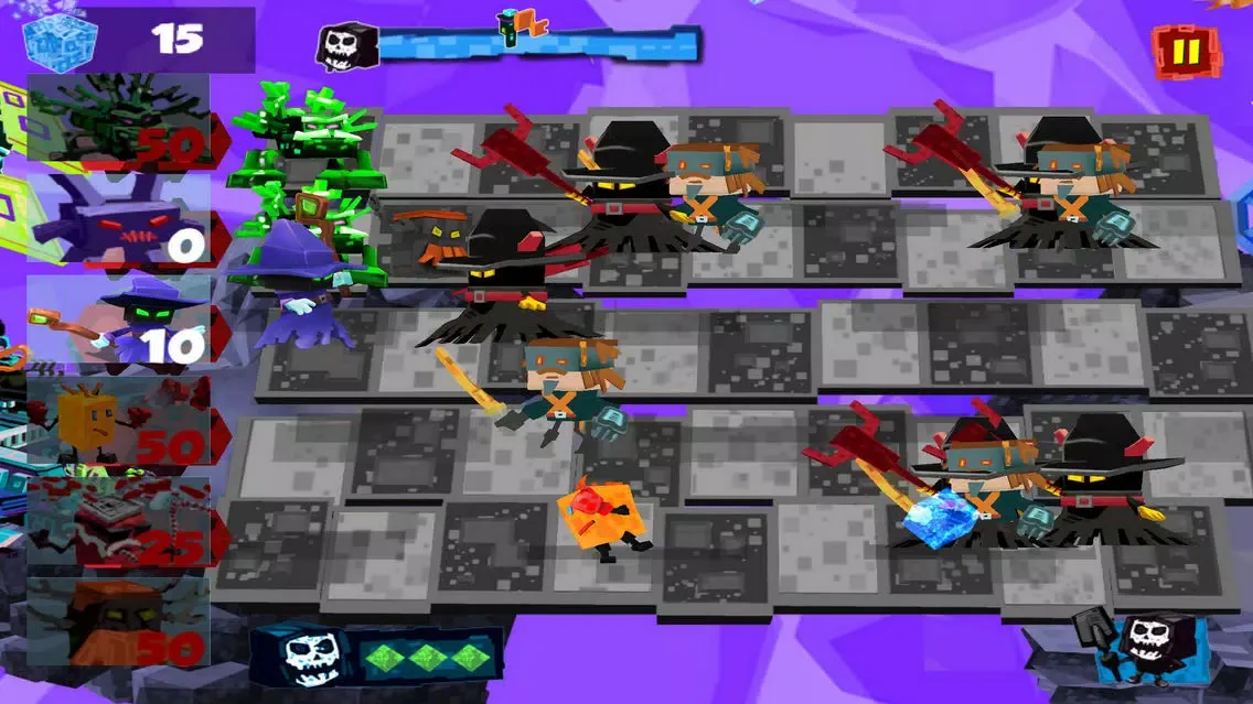 Captures d'écran de Clash Raiders
