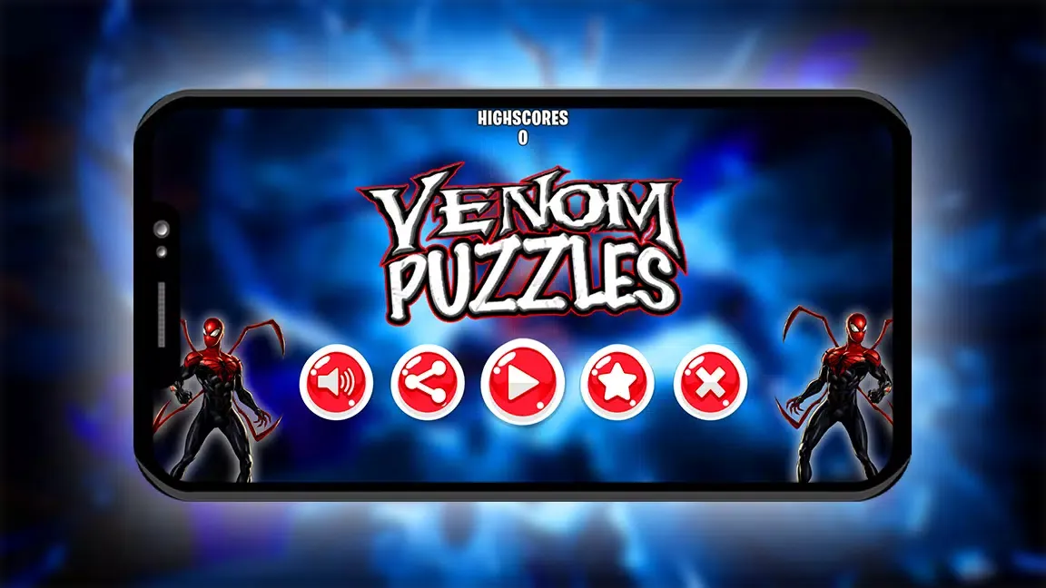 Venom super heroes puzzle man cartoon boy hero سکرین شاٹس