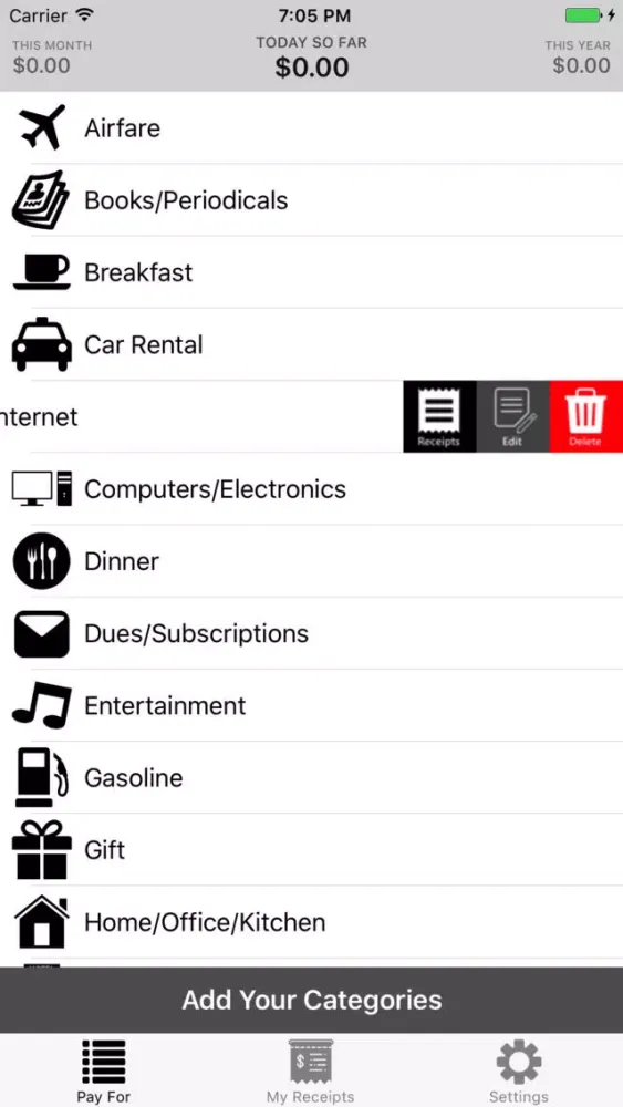 azReceipt - Receipt & Expense應用截圖