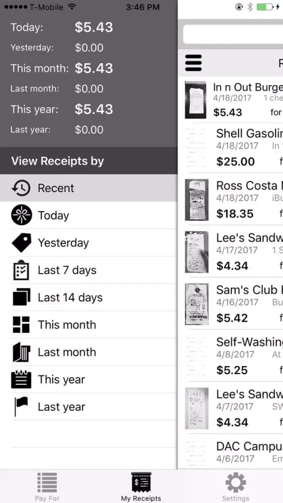 azReceipt - Receipt & Expense應用截圖