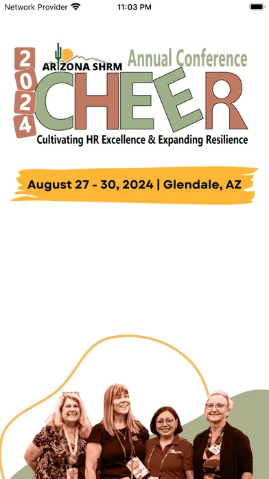 Capturas de tela do 2024 AZSHRM Annual Conference