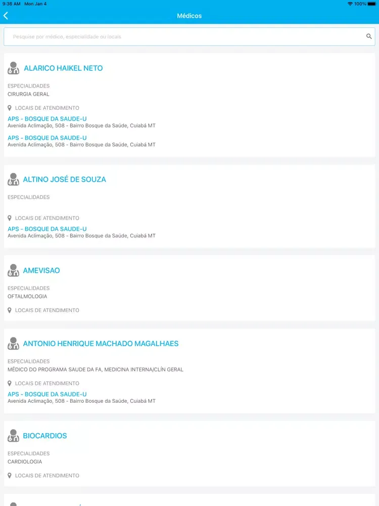 Zrzuty ekranu AZ SOLUCOES INTELIGENTES iPad 