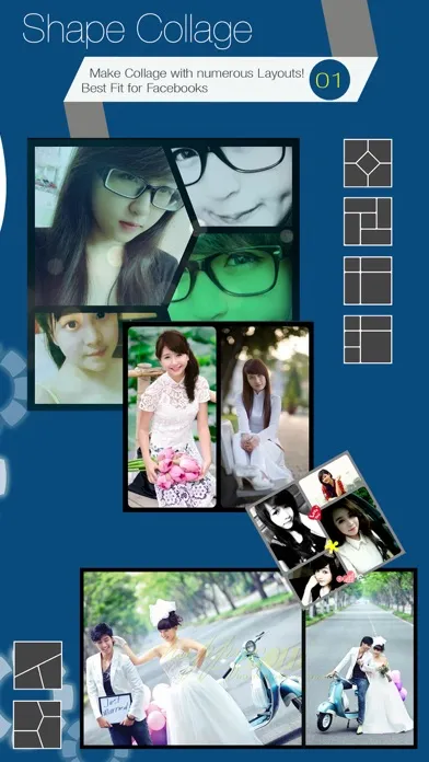 Photo Art Studio - The Best HD Collage Maker+Insta Magic Art Pic Frame Editor Screenshots