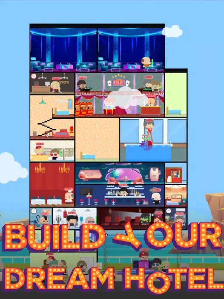 Pocket Hotel: City Tycoon Game iPad 應用截圖