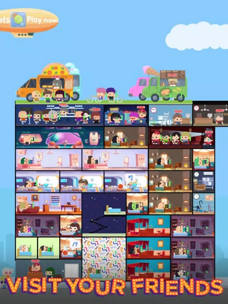 Pocket Hotel: City Tycoon Game iPad 應用截圖