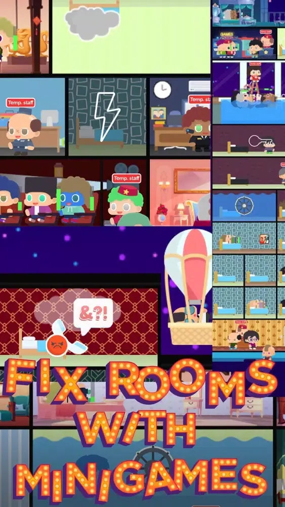 Pocket Hotel: City Tycoon Game應用截圖