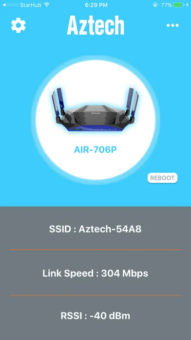 Aztech Smart Network Screenshots