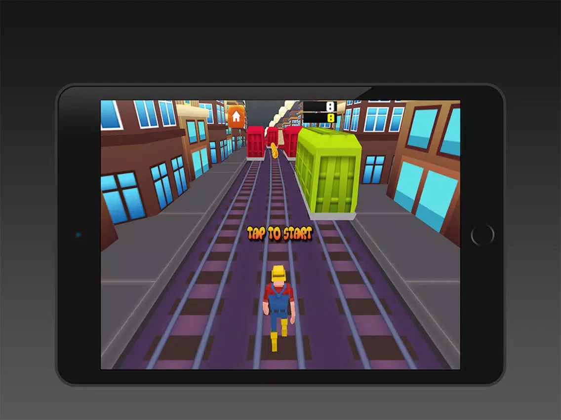 Railway Runner 8 bit iPad  Screenshots