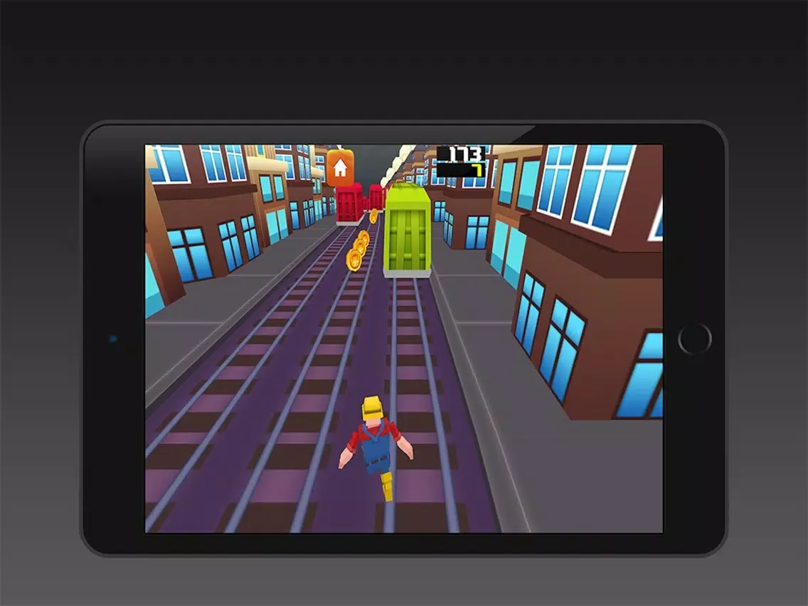 Railway Runner 8 bit iPad  Screenshots