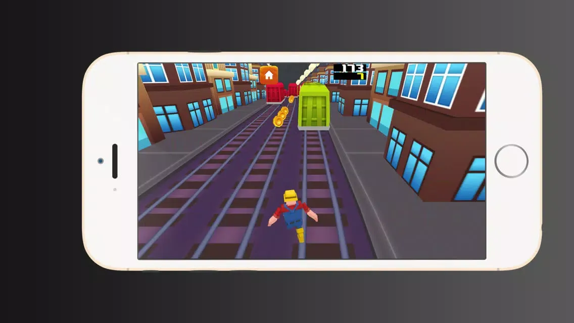 Railway Runner 8 bit Screenshots