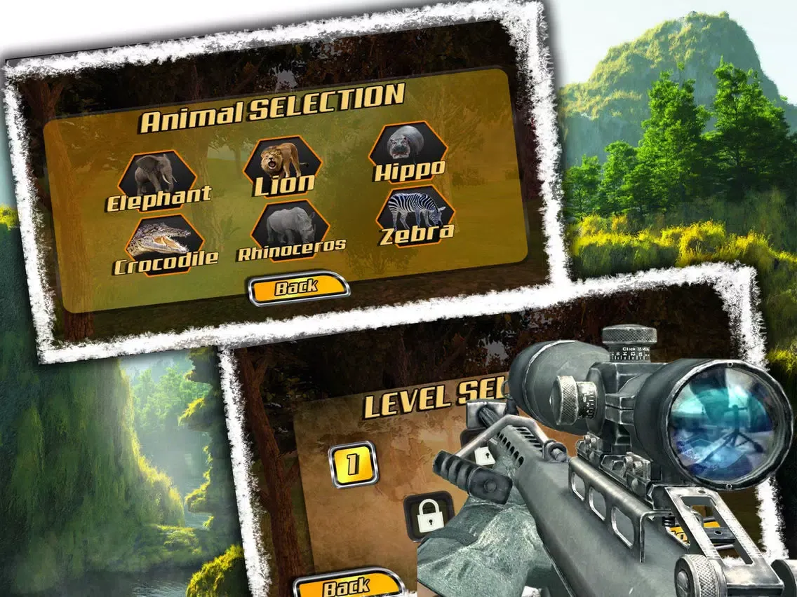Wild Animal Hunting-Sniper Assassin Jungle Hunter 3d iPad  Ekran Görüntüleri