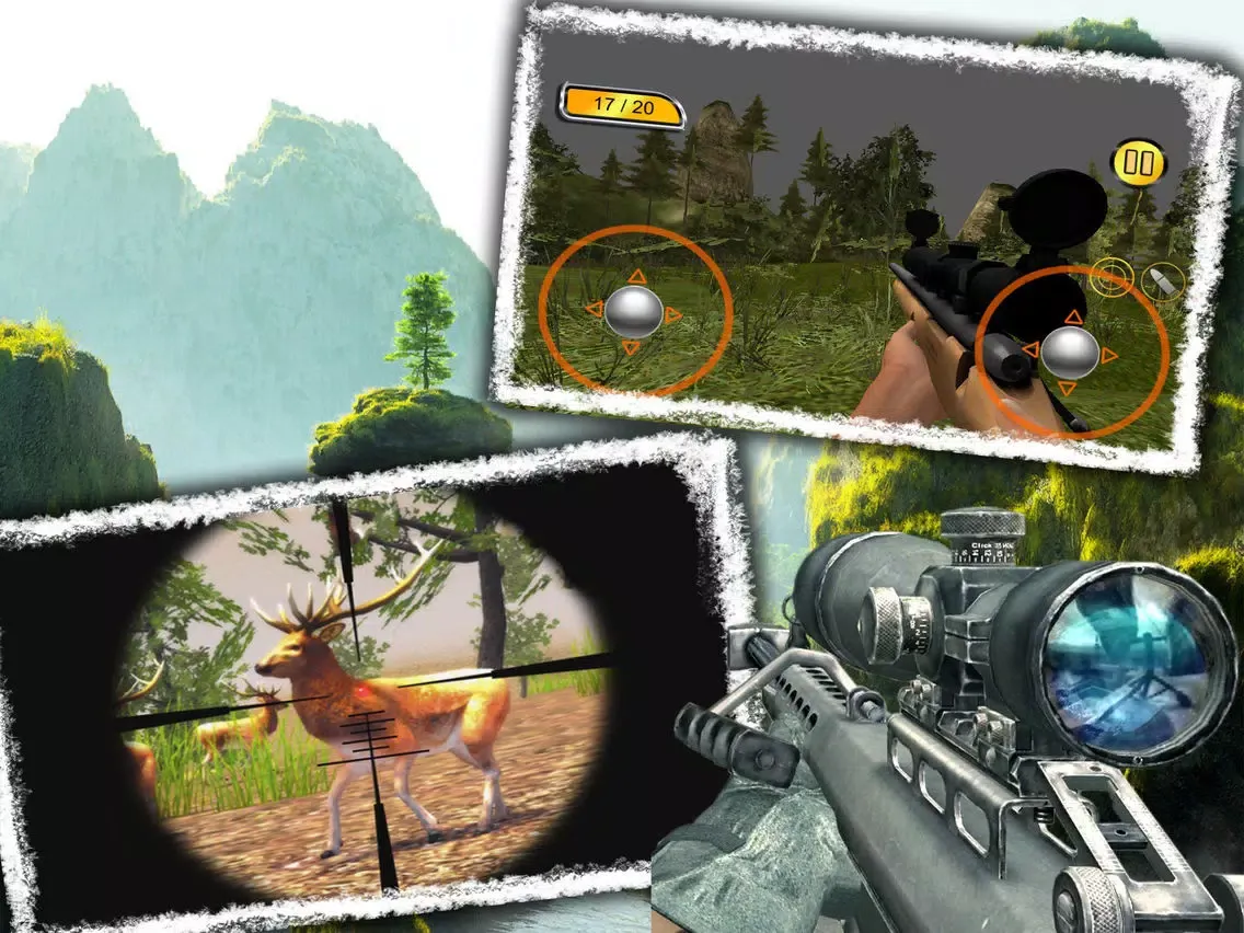 Wild Animal Hunting-Sniper Assassin Jungle Hunter 3d iPad  Ekran Görüntüleri