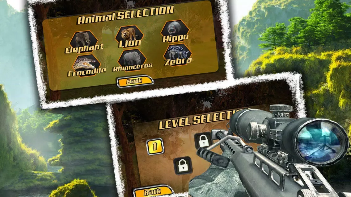 Wild Animal Hunting-Sniper Assassin Jungle Hunter 3d Ekran Görüntüleri
