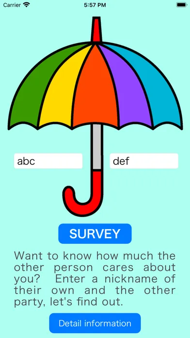 ai ai umbrella سکرین شاٹس
