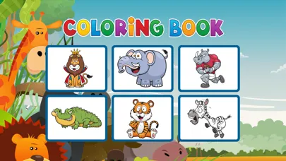 Animal Coloring Book - Painting Game for Kids Ekran Görüntüleri