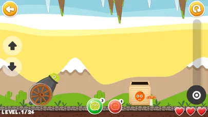 Artillery Monster Box FREE - Physics Puzzle Game应用截图