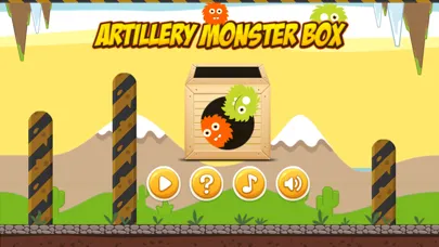 Artillery Monster Box FREE - Physics Puzzle Game应用截图