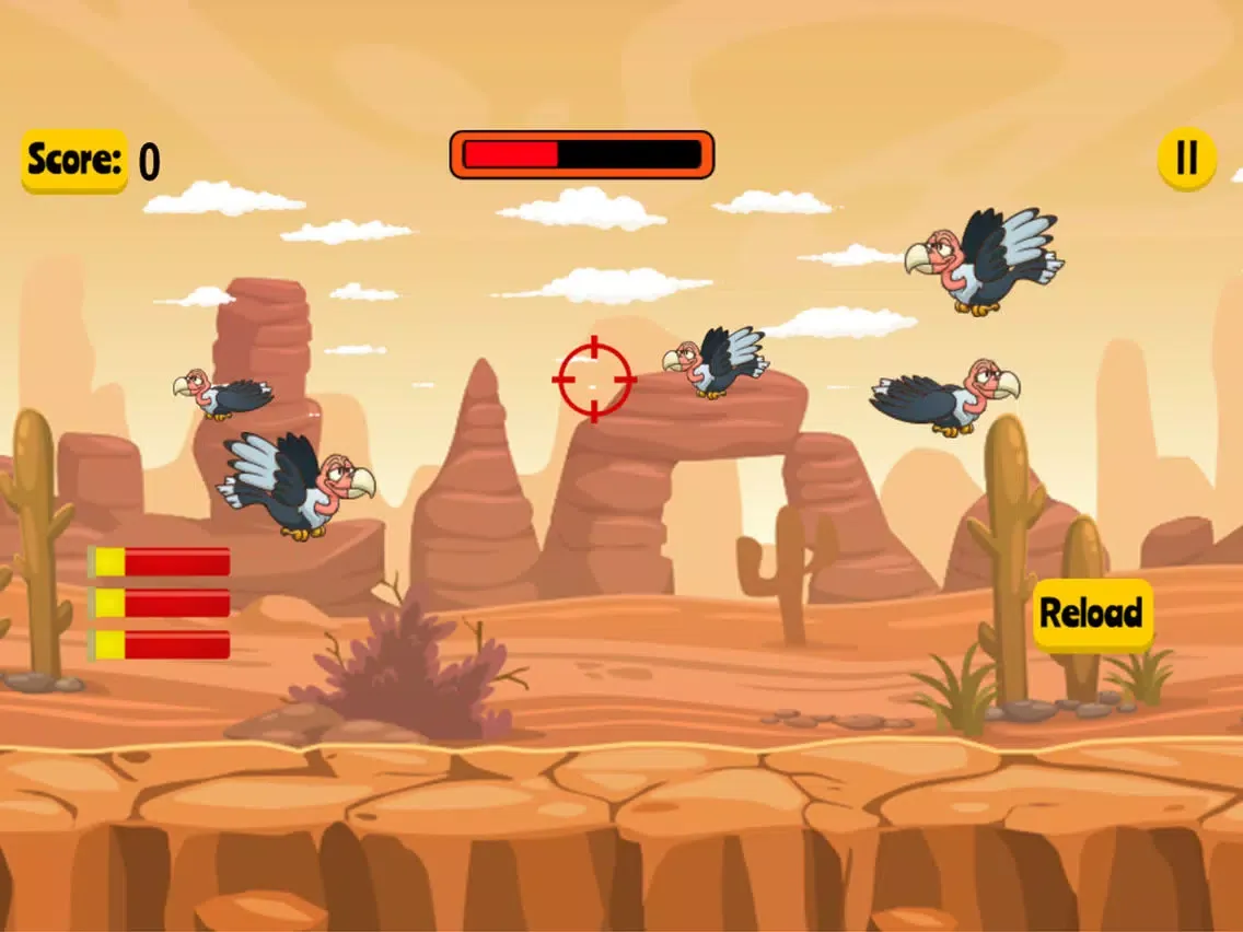Capturas de tela do Bird Hunting ~ Retro Birds Hunt & Shooting Game iPad 