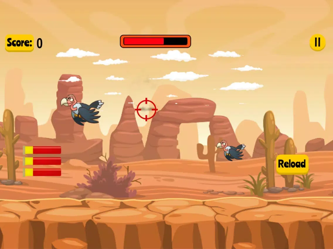 Capturas de tela do Bird Hunting ~ Retro Birds Hunt & Shooting Game iPad 