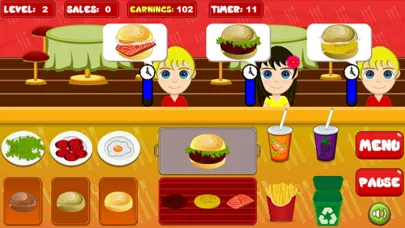Burger Rush: Cooking Game应用截图