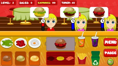 Burger Rush: Cooking Game应用截图