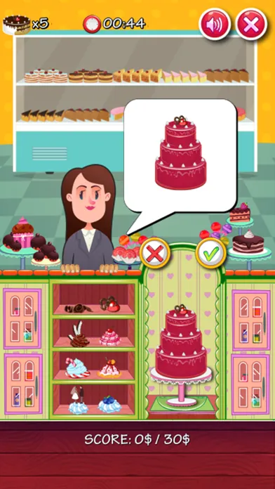 Ảnh chụp màn hình của Cake Shop: Cooking Maker Game