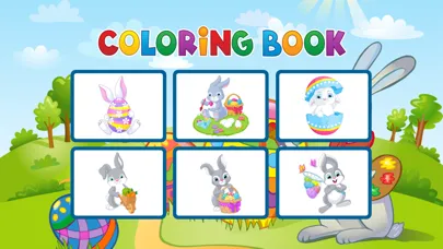 Tangkapan layar Easter Bunny Coloring Book - Painting Game for Kid