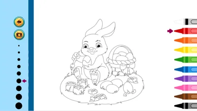 Tangkapan layar Easter Bunny Coloring Book - Painting Game for Kid