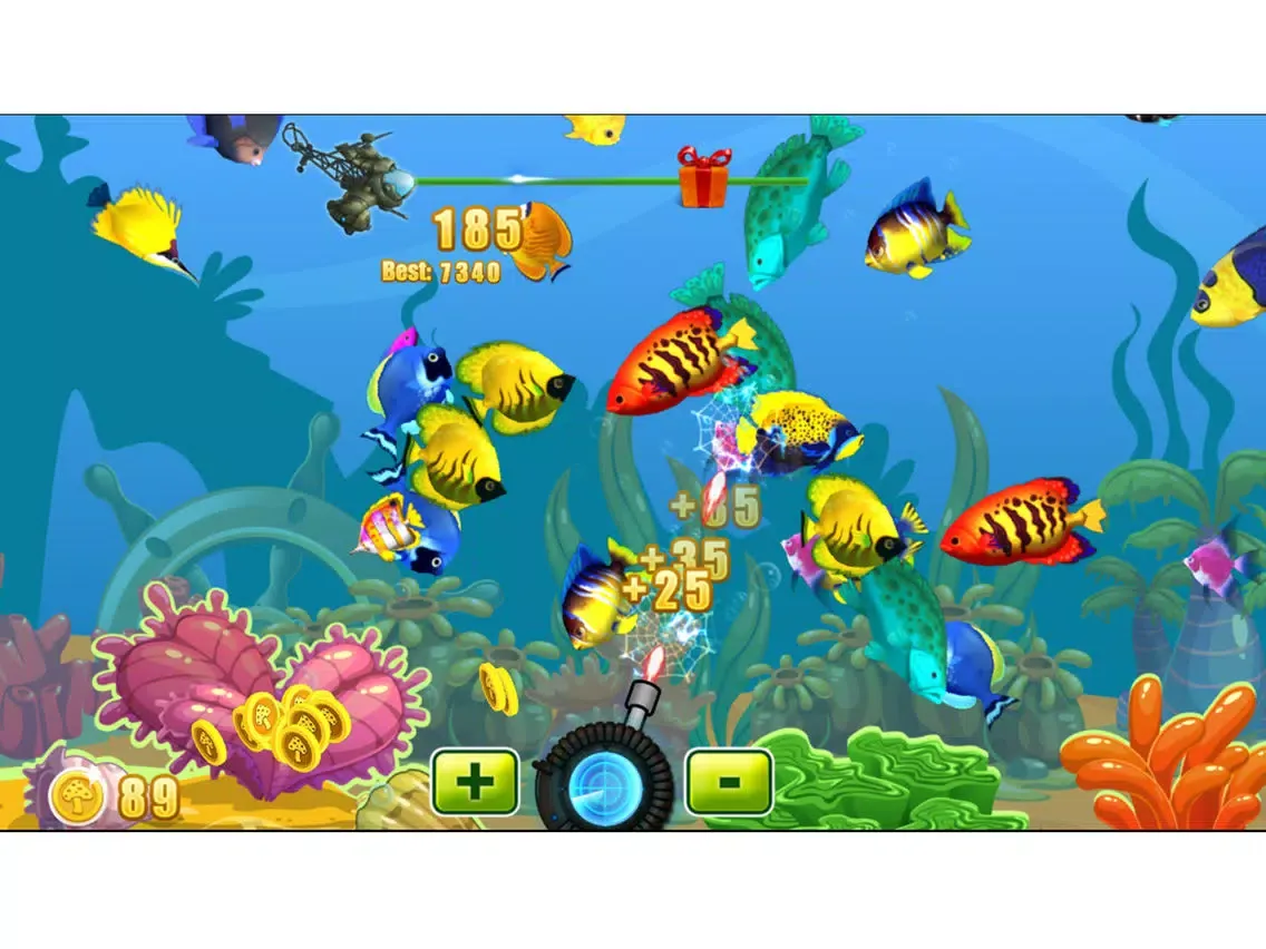 Zrzuty ekranu Fish Shooter Joy ~ Fishing Hunter Ocean Adventure iPad 