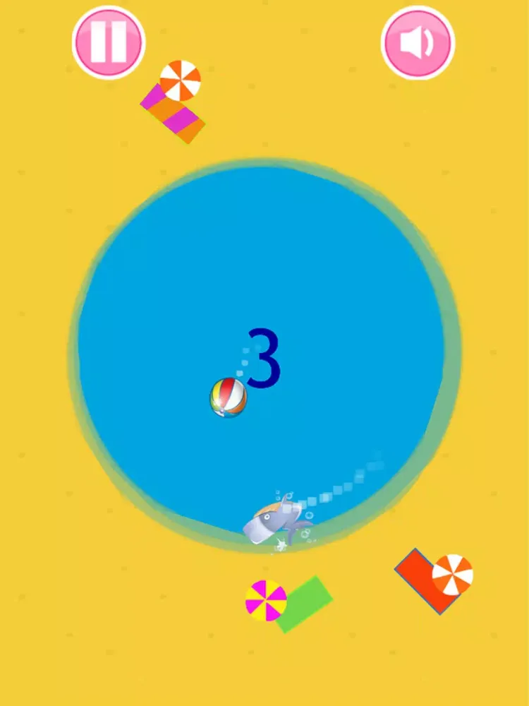 Jump Dolphin Ball Beach Show - Sea Animal Game iPad  Screenshots