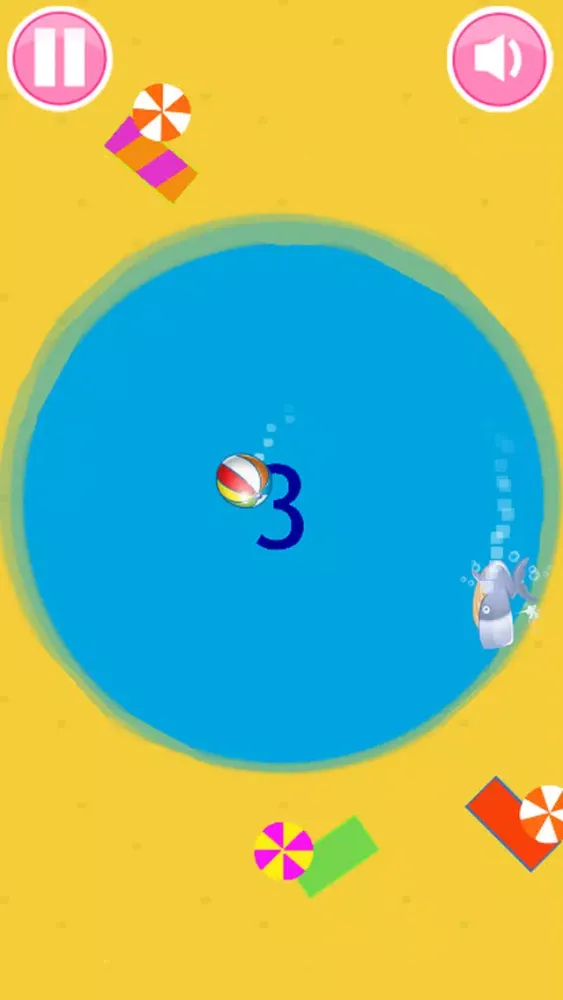 Jump Dolphin Ball Beach Show - Sea Animal Game Screenshots