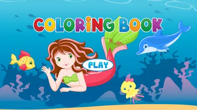 Capturas de pantalla de Mermaid Coloring Book - Painting Game for Kids