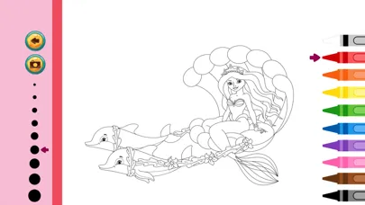 Capturas de pantalla de Mermaid Coloring Book - Painting Game for Kids