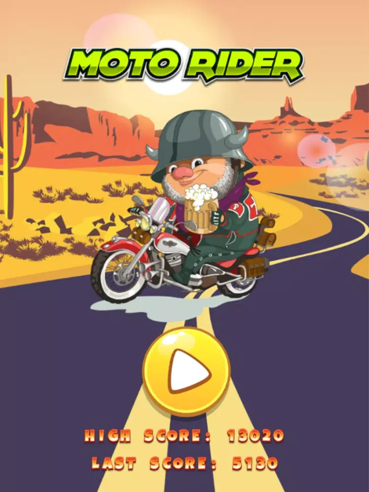 Ảnh chụp màn hình của Moto Road Rider ~ Motorcycle Traffic Racing Game iPad 