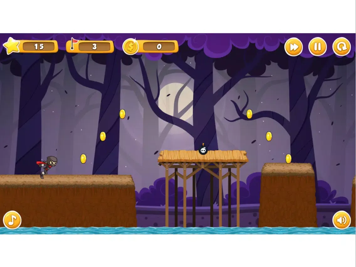 Ninja Nights ~ Nimble Jump Adventure Quest iPad  Screenshots